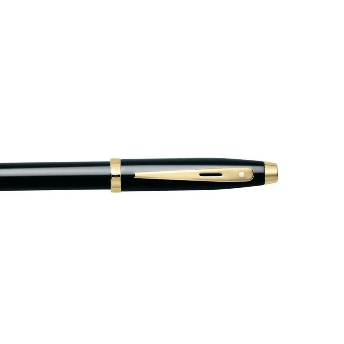 Sheaffer Kugelschreiber 100 schwarzer Schaft mit goldfarbener Kappe
