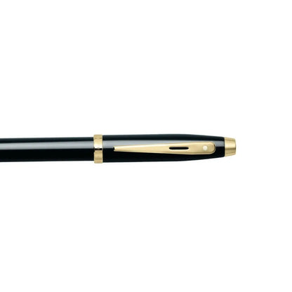 Sheaffer Kugelschreiber 100 schwarzer Schaft mit goldfarbener Kappe