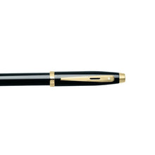 Lade das Bild in den Galerie-Viewer, Sheaffer Kugelschreiber 100 schwarzer Schaft mit goldfarbener Kappe
