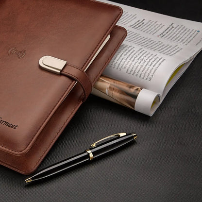 Sheaffer Kugelschreiber 100 schwarzer Schaft mit goldfarbener Kappe