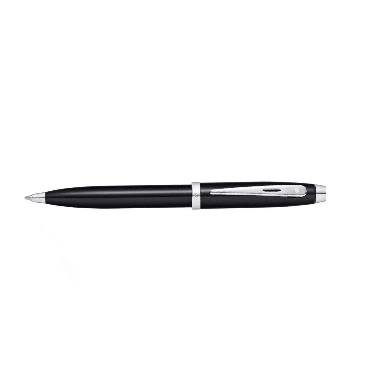 Sheaffer Kugelschreiber 100 schwarzer Schaft mit verchromten Beschlägen
