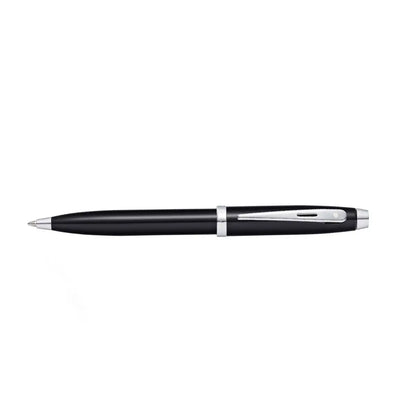 Sheaffer Kugelschreiber 100 schwarzer Schaft mit verchromten Beschlägen
