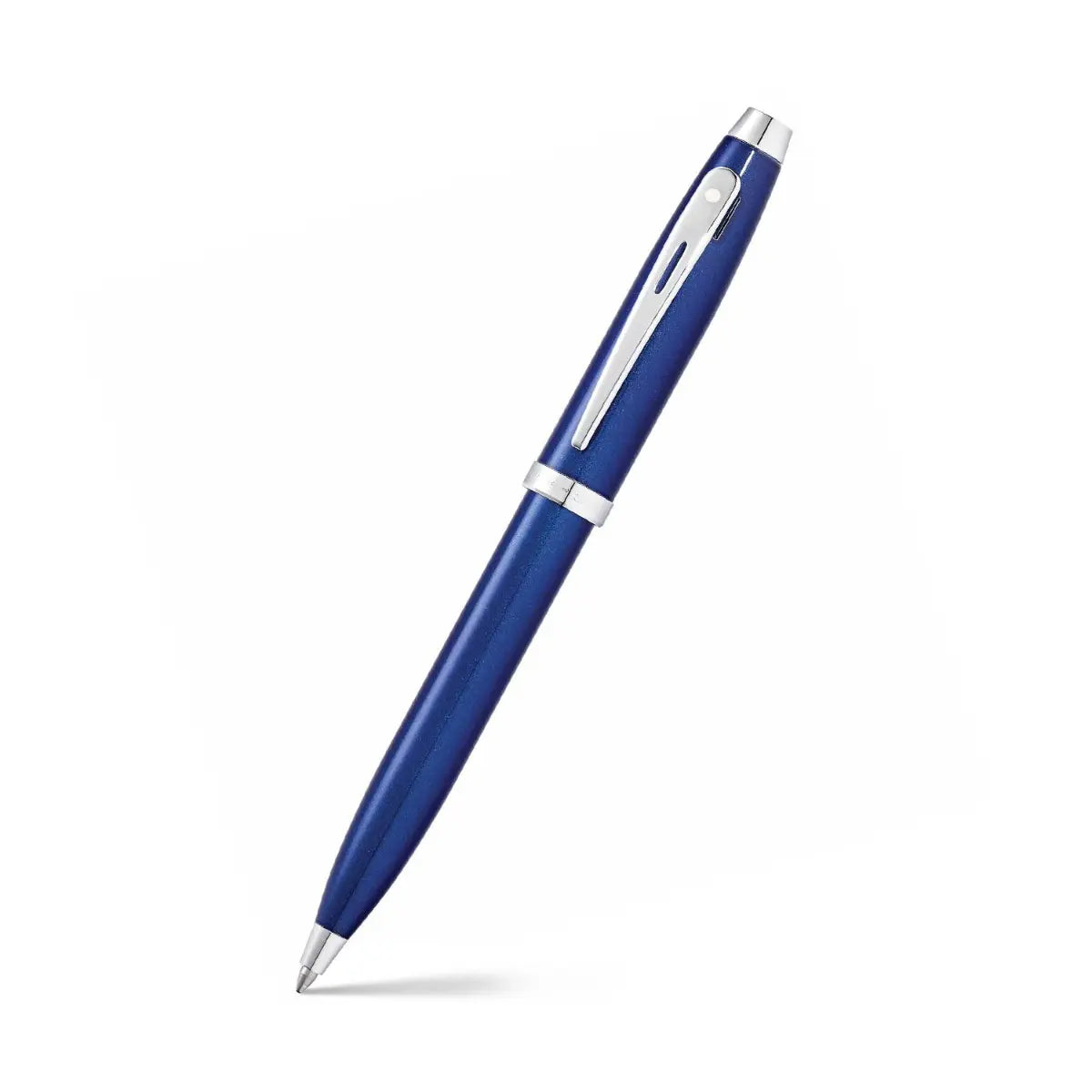 Sheaffer Kugelschreiber 100 blauer Schaft mit verchromten Beschlägen