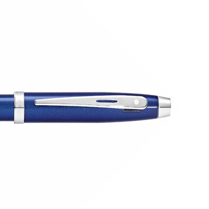 Sheaffer Kugelschreiber 100 blauer Schaft mit verchromten Beschlägen