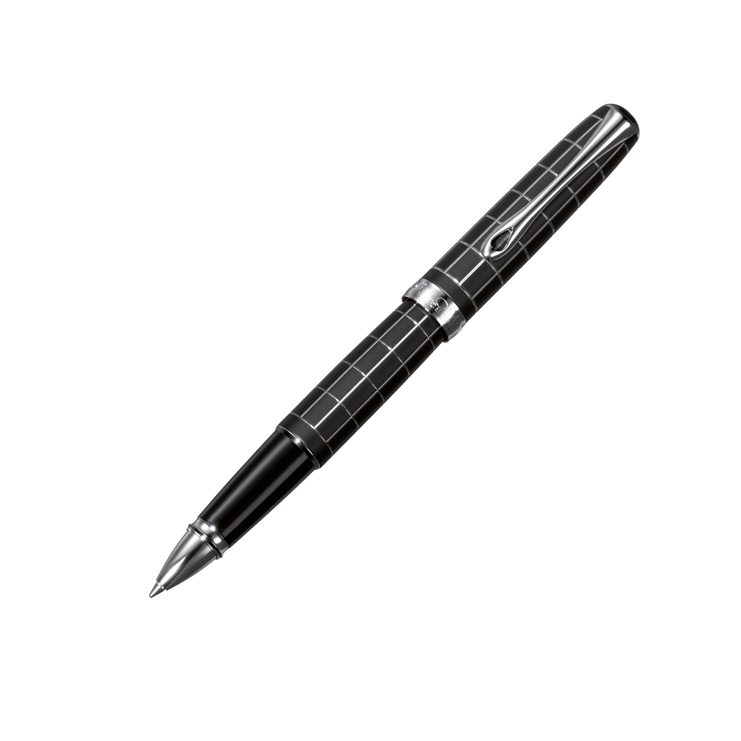 Diplomat Tintenroller EXCELLENCE A Plus Raute Guillochiert Lapis Schwarz