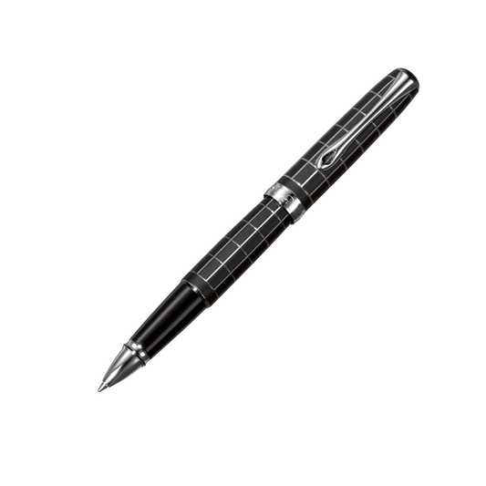 Diplomat Tintenroller EXCELLENCE A Plus Raute Guillochiert Lapis Schwarz