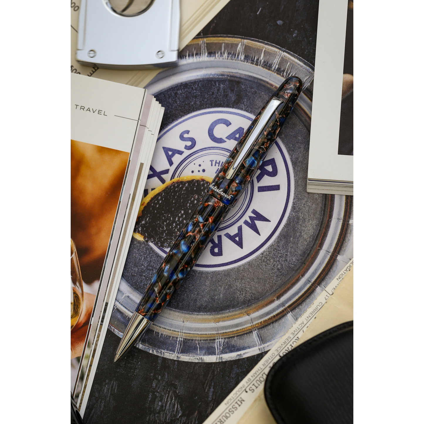 Esterbrook Kugelschreiber ESTIE Nouveau Blue Silber