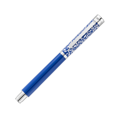 Waldmann Füllfederhalter XETRA VIENNA Edelstahlfeder Blau Special Edition