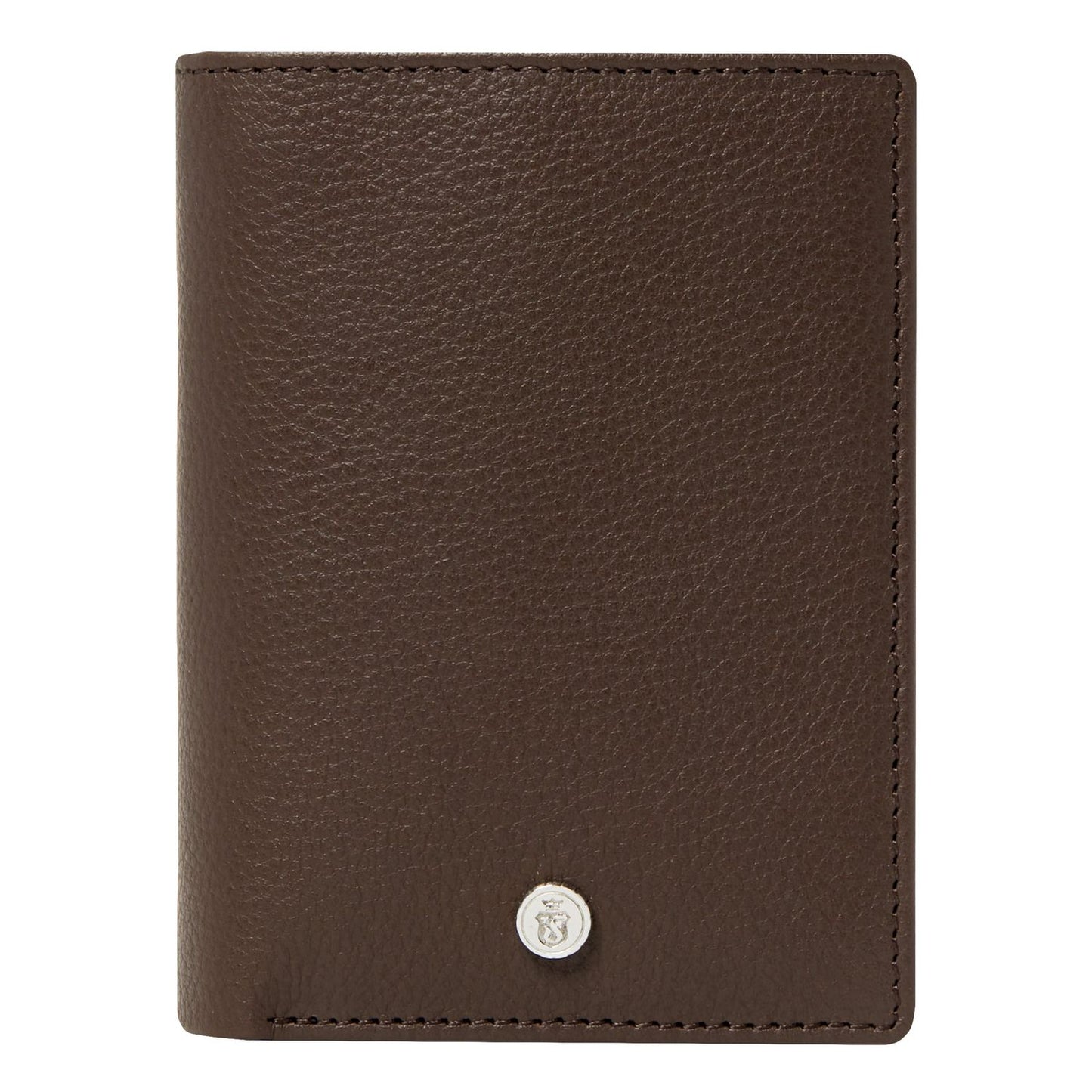 Festina Card holder with flap Button Brown