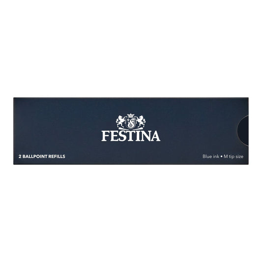Festina 2 Kugelschreibermine Softline blau Medium