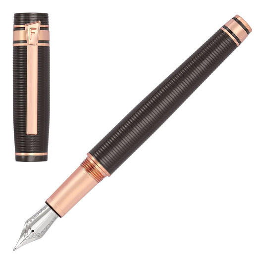 Festina Füllfederhalter Bold Stripe Gun & Rosegold