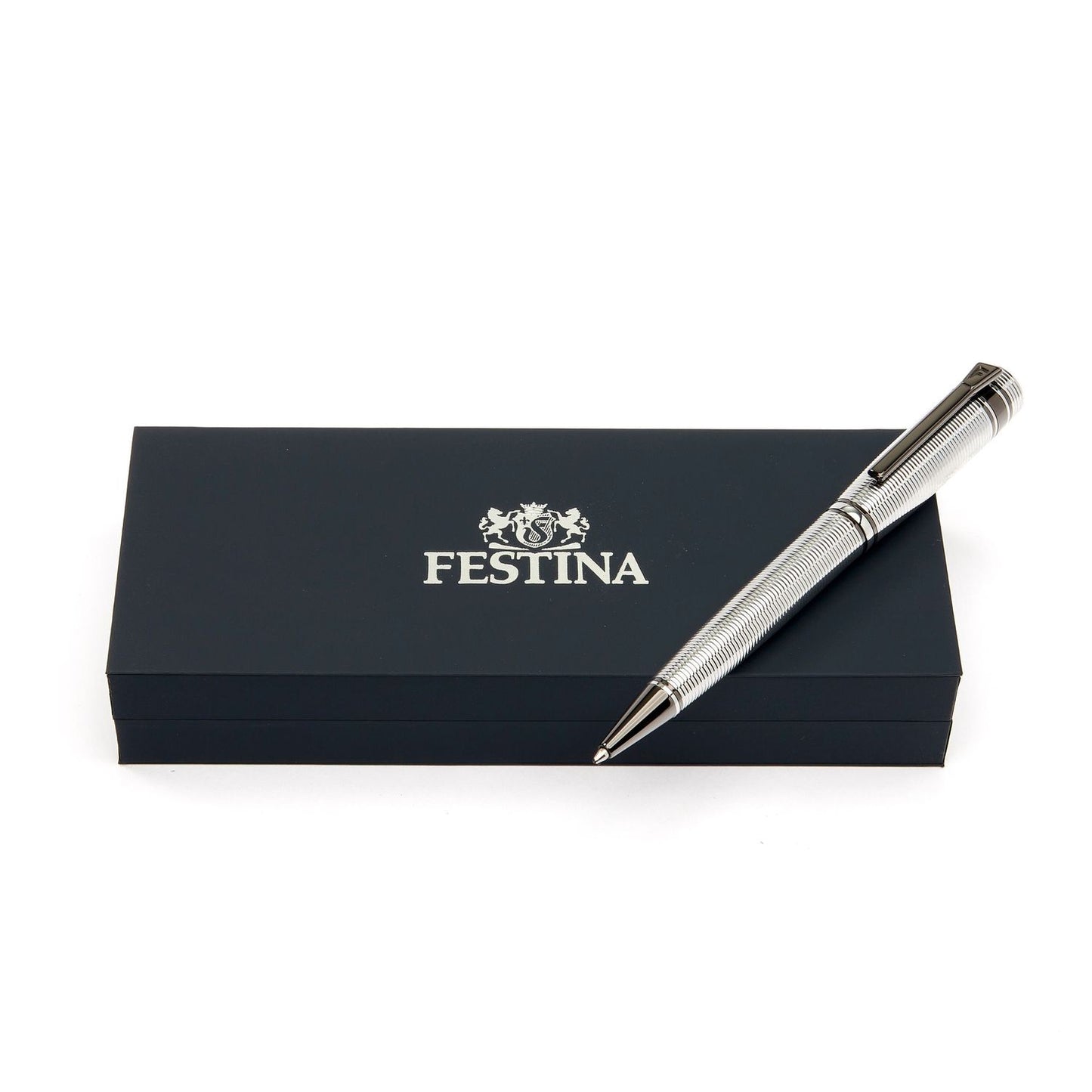 Festina Kugelschreiber Bold Stripe Chrome & Gun