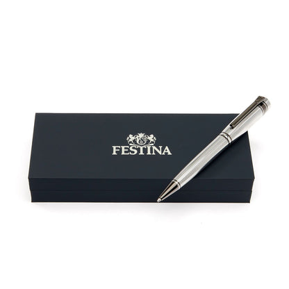 Festina Kugelschreiber Bold Stripe Chrome & Gun