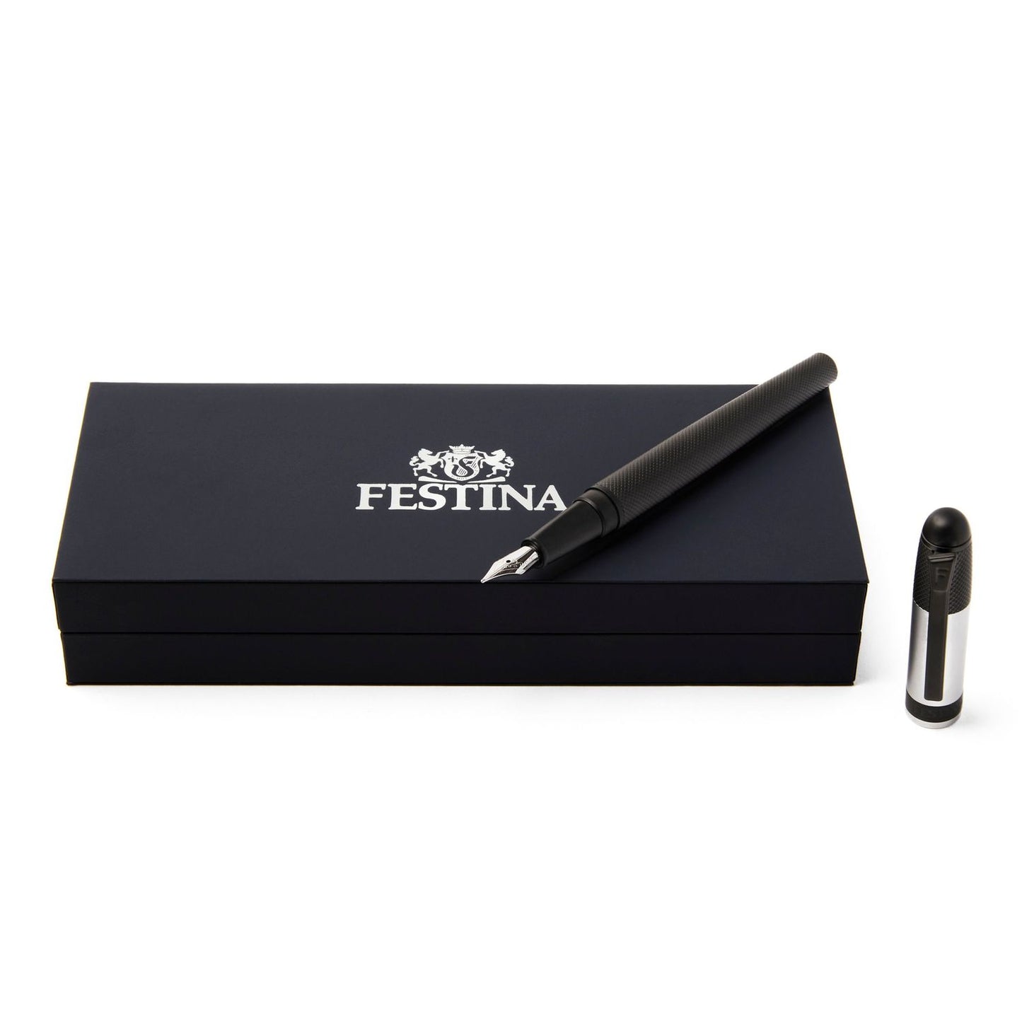 Festina Füllfederhalter Classicals Black Edition Silver