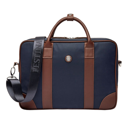 Festina Aktentasche Button Navy & Brown