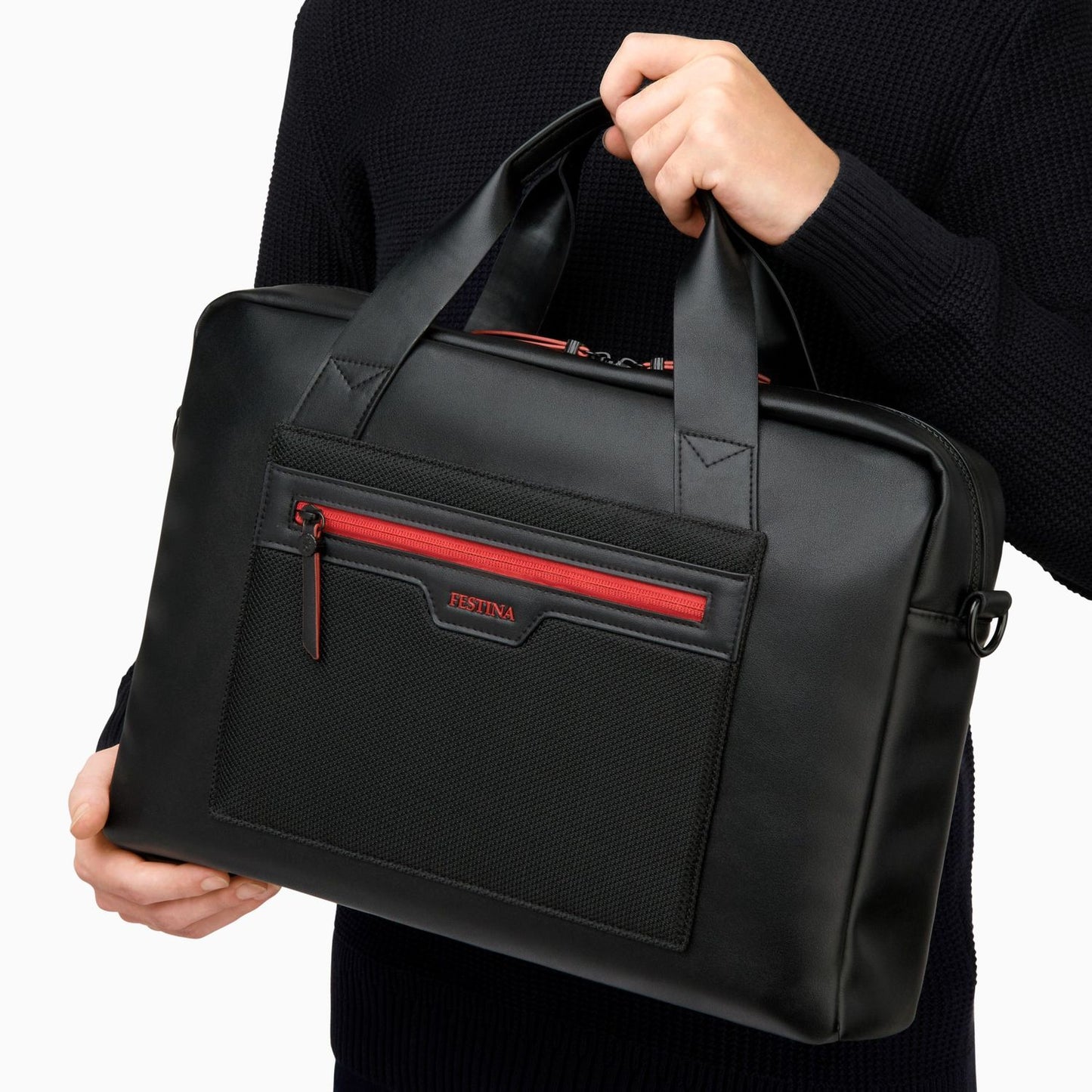 Festina Aktentasche Black Edition Red