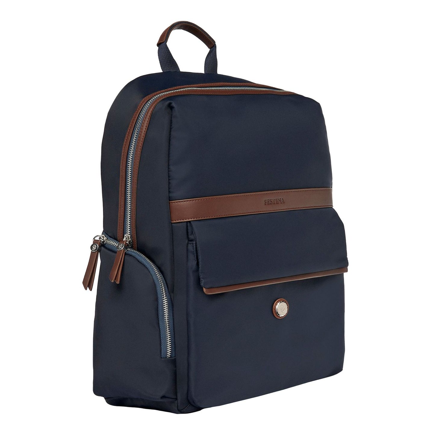Festina Rucksack Button Navy & Brown
