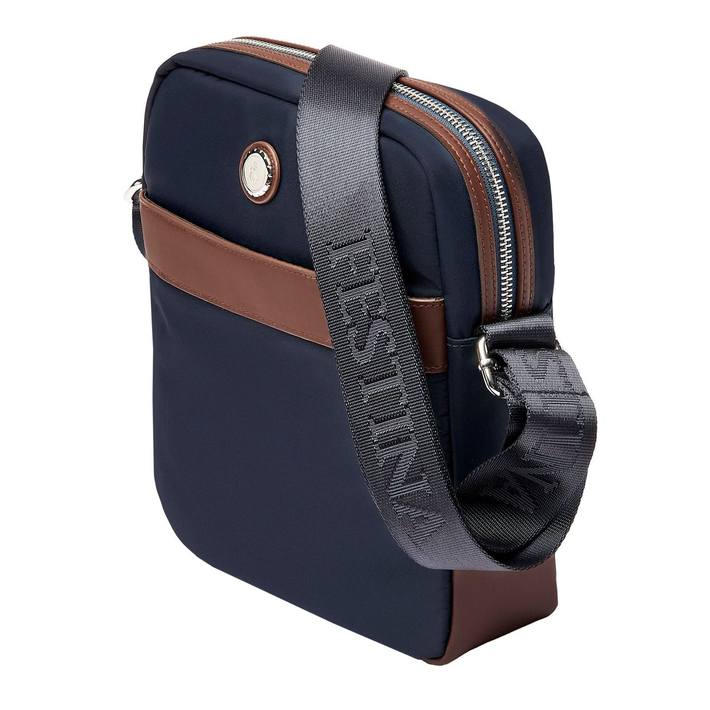 Festina Reporter Tasche Button Navy & Brown