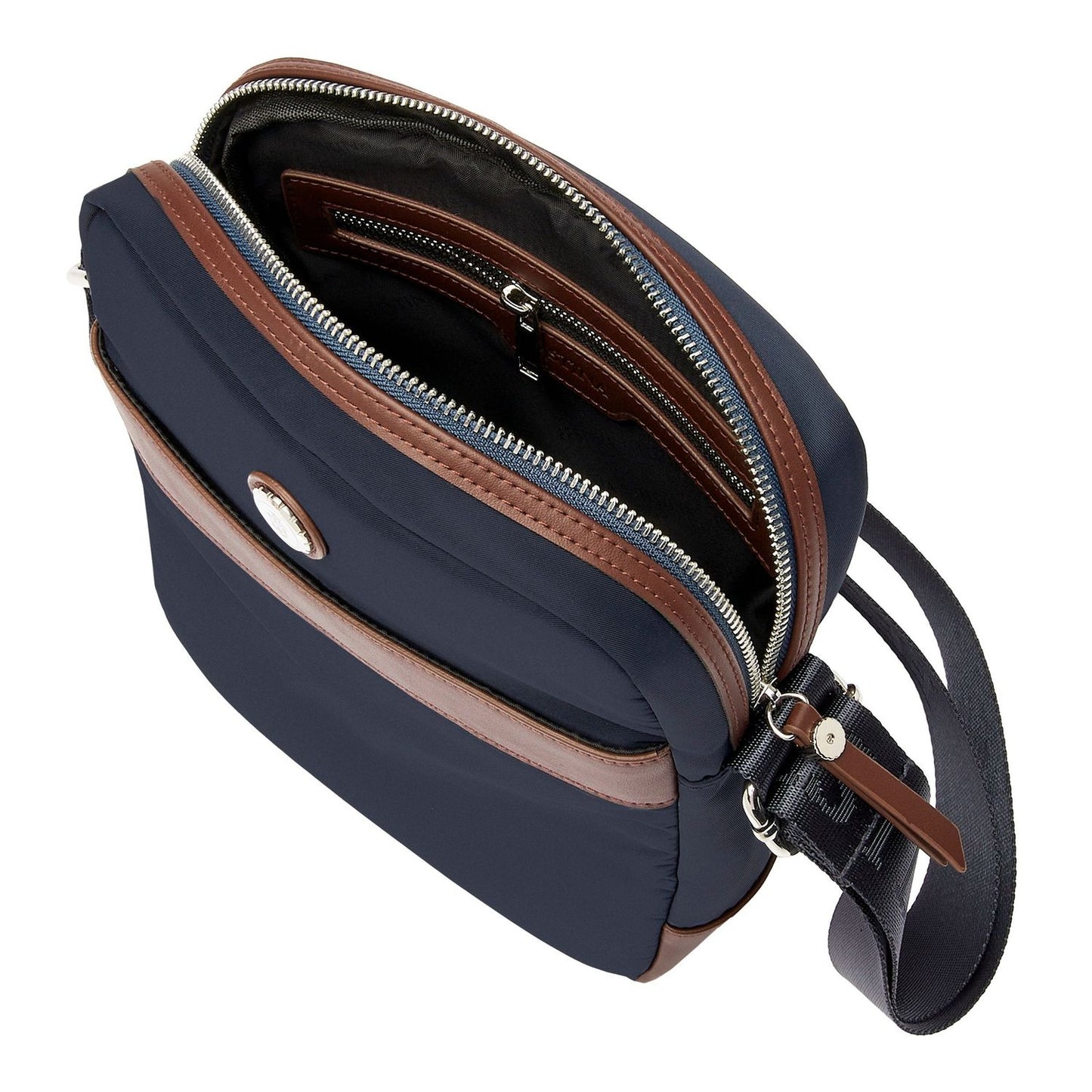 Festina Reporter Tasche Button Navy & Brown