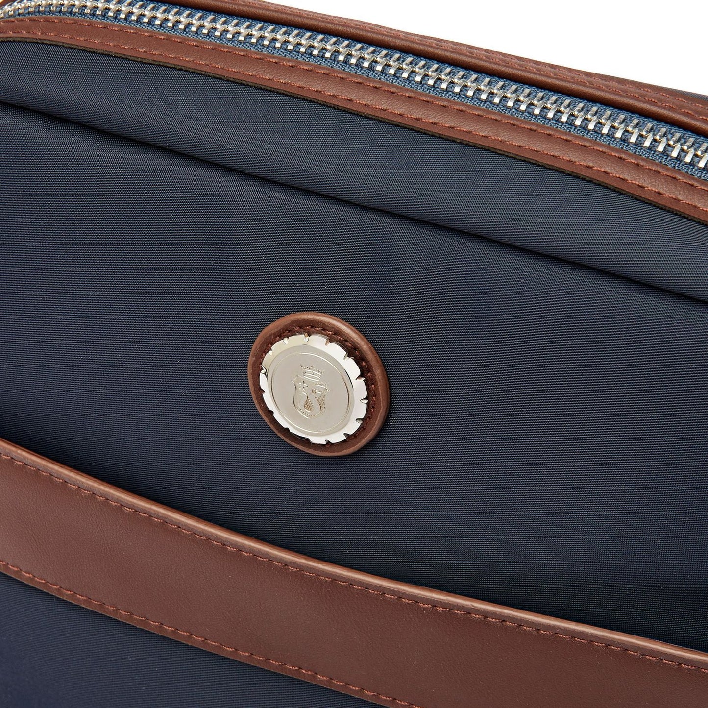 Festina Reporter Tasche Button Navy & Brown