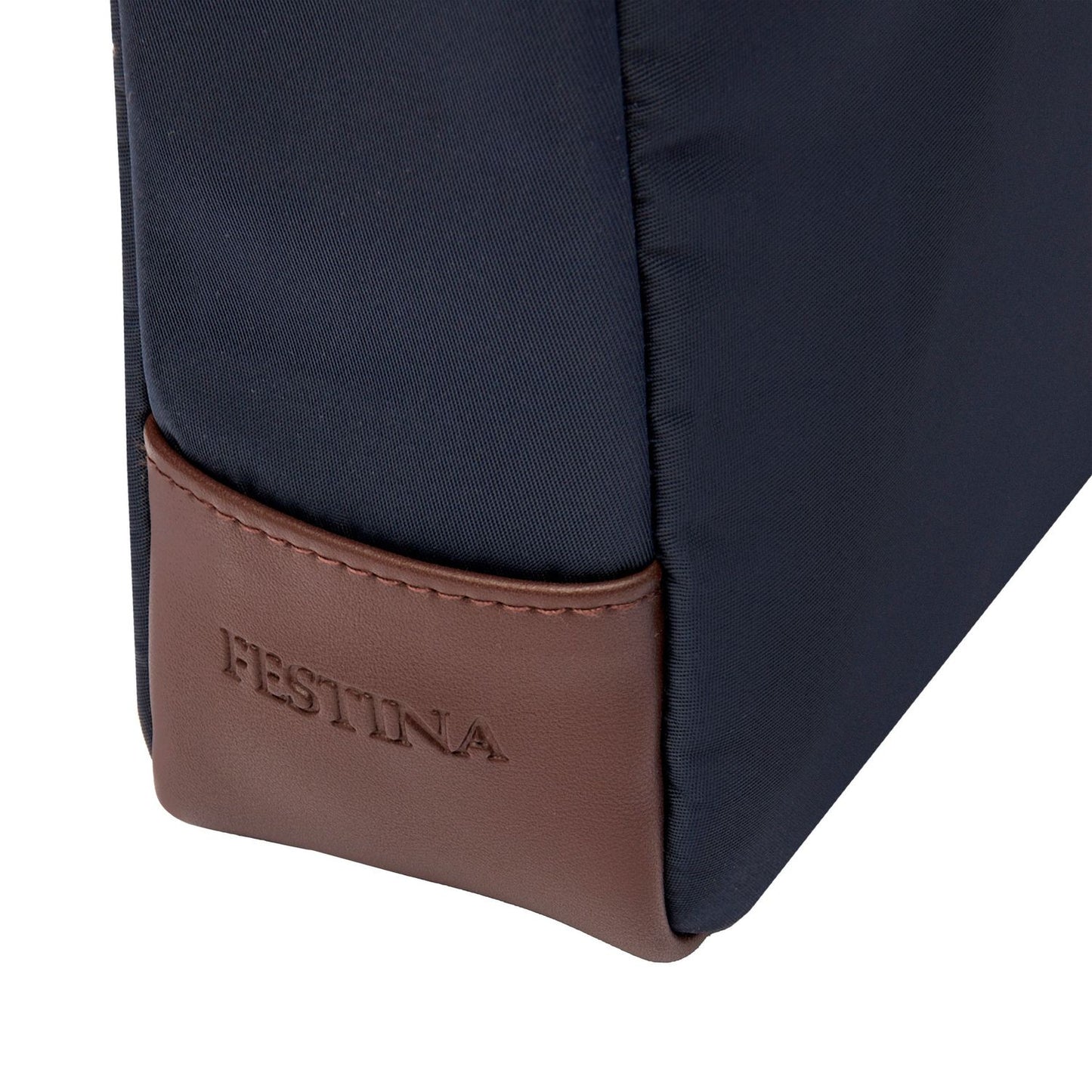 Festina Reporter Tasche Button Navy & Brown