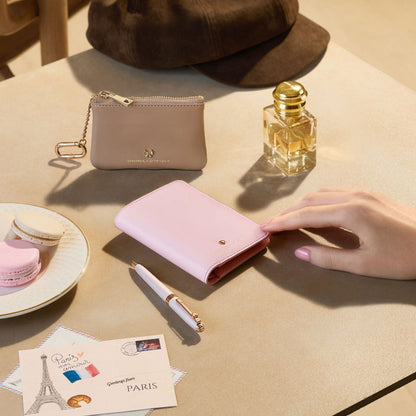 Sheaffer Münzbörse Emily in Paris Leder Rosa