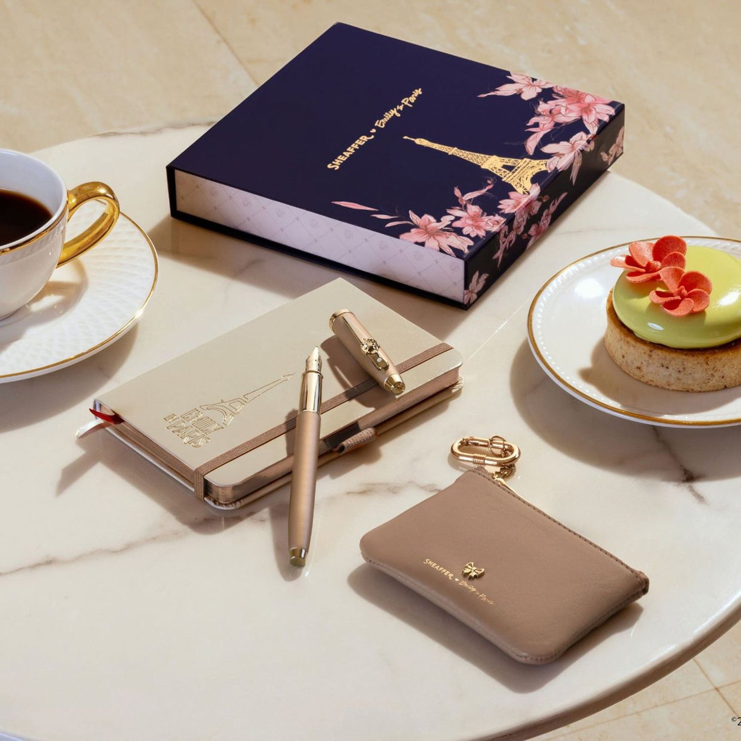 Sheaffer Füllfederhalter 100 Emily in Paris Champagner Gold Feder F