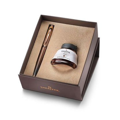 Sheaffer Sets - 100 Brown/Brown PVD