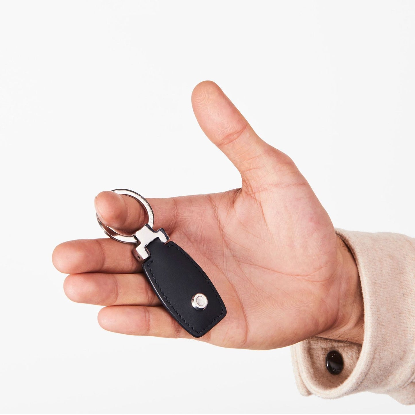 Hugo Boss Schlüsselring Executive Chrome