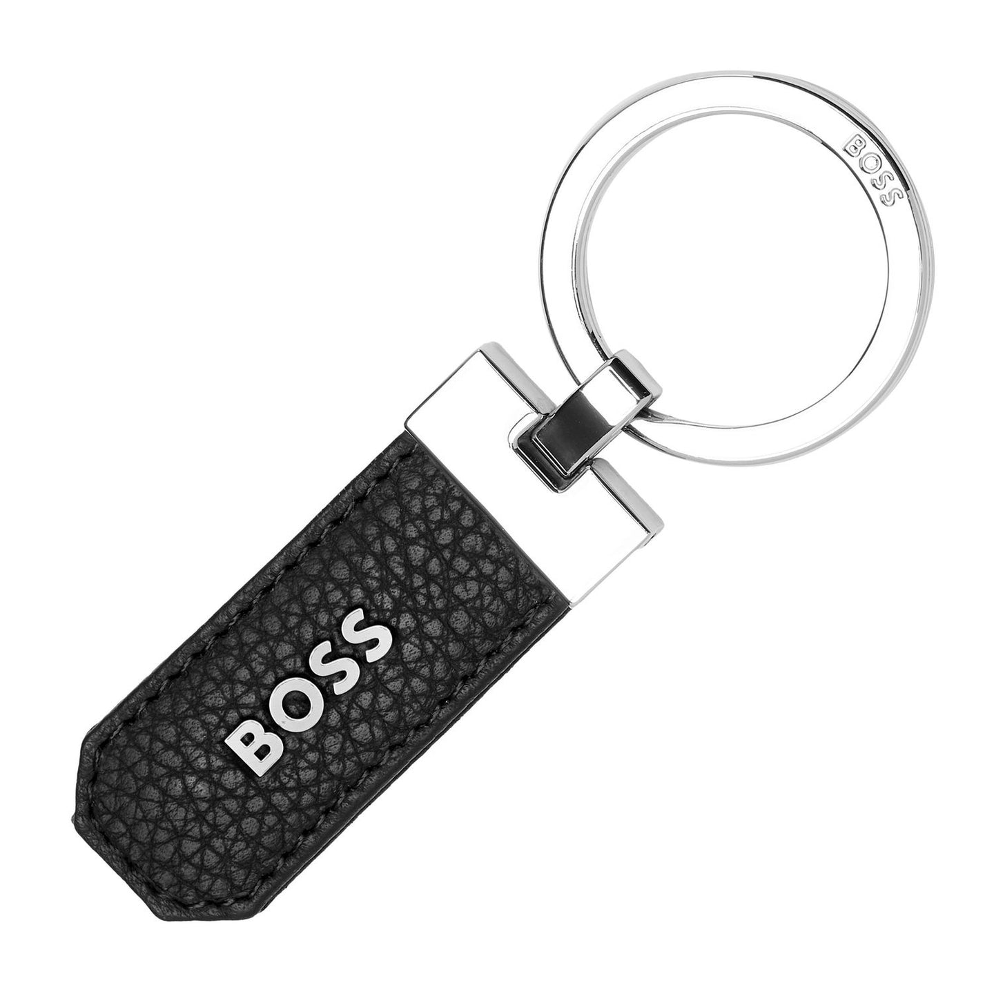 Hugo Boss Schlüsselring Classic Grained Black