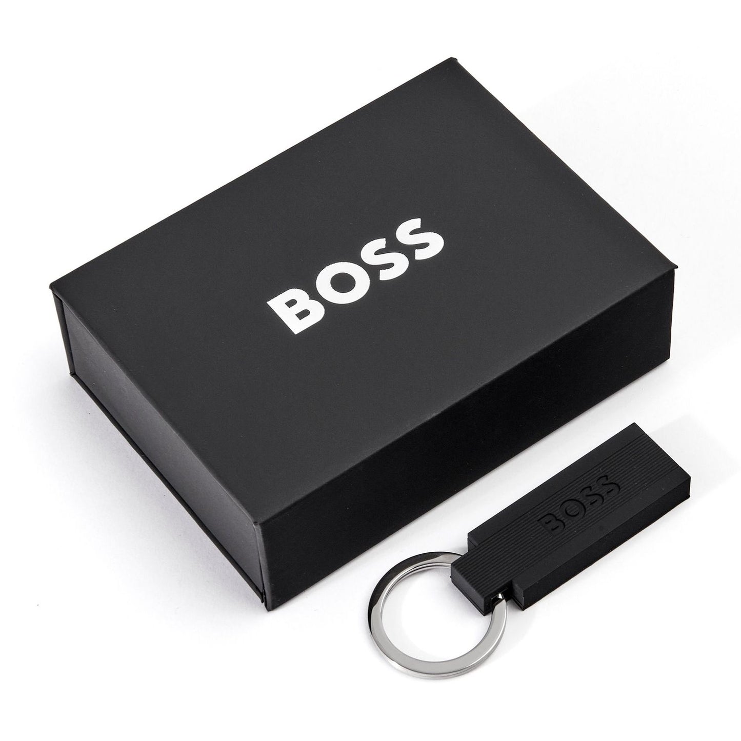 Hugo Boss Schlüsselring Edge Iconic Black