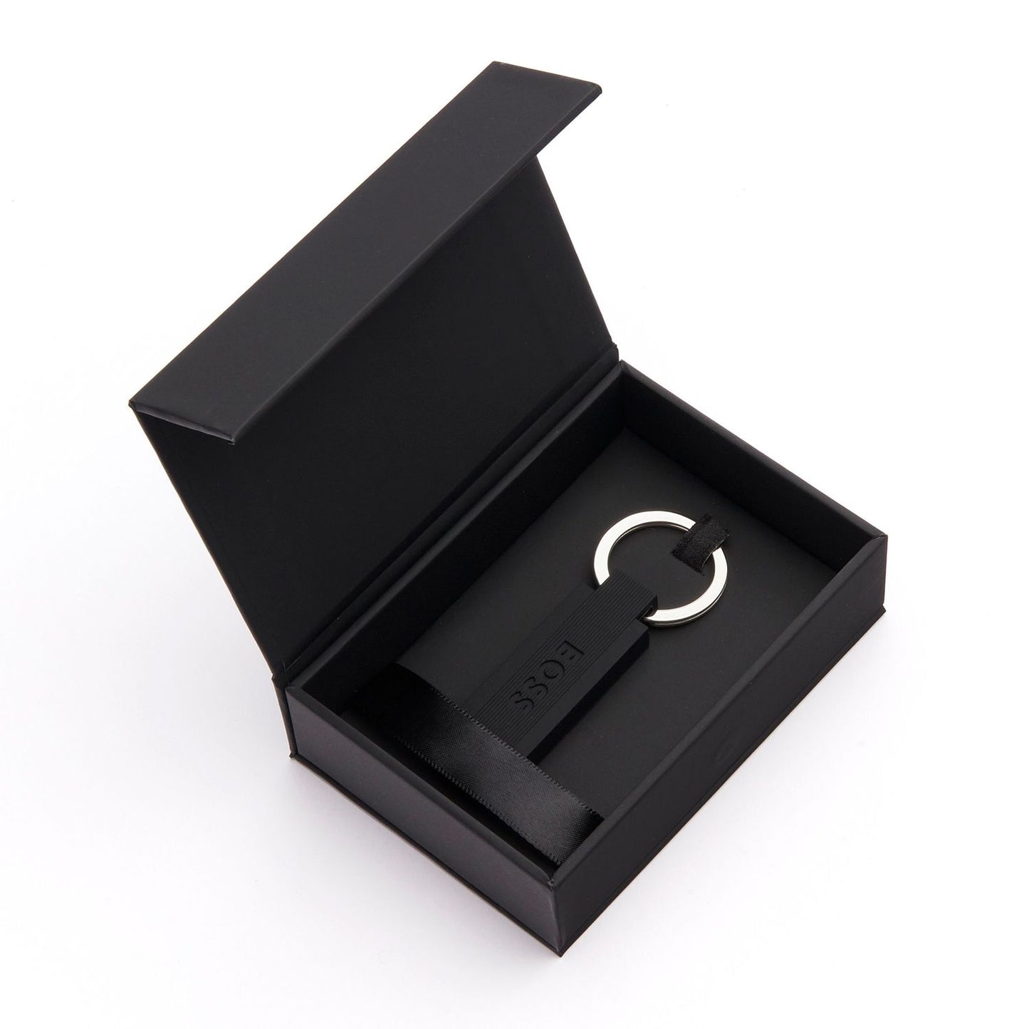Hugo Boss Schlüsselring Edge Iconic Black