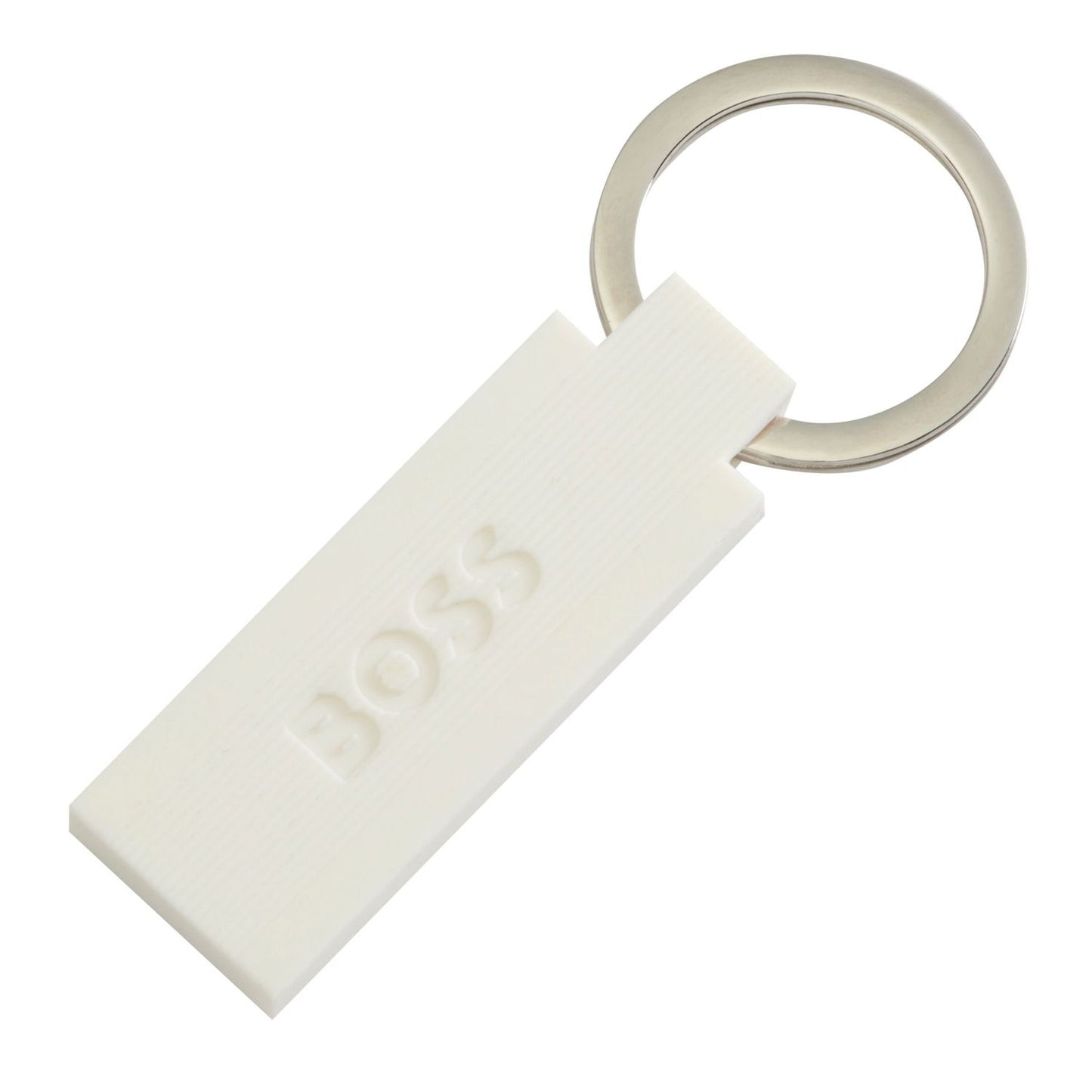Hugo Boss Schlüsselring Edge Iconic White