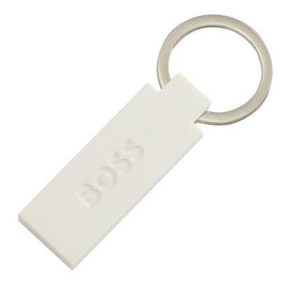 Hugo Boss Schlüsselring Edge Iconic White