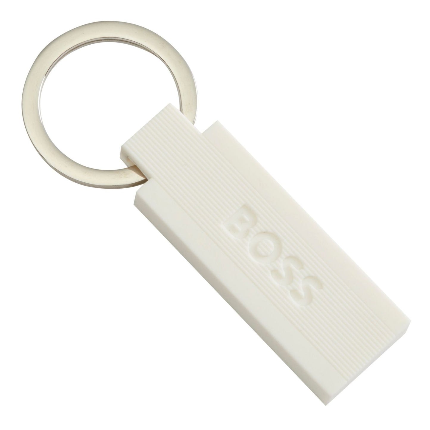 Hugo Boss Schlüsselring Edge Iconic White