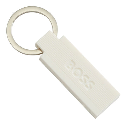 Hugo Boss Schlüsselring Edge Iconic White