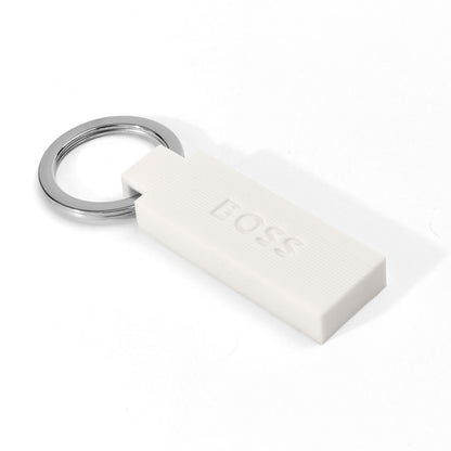 Hugo Boss Schlüsselring Edge Iconic White