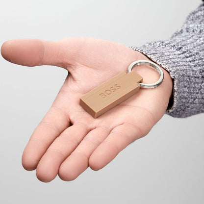 Hugo Boss Schlüsselring Edge Iconic Camel