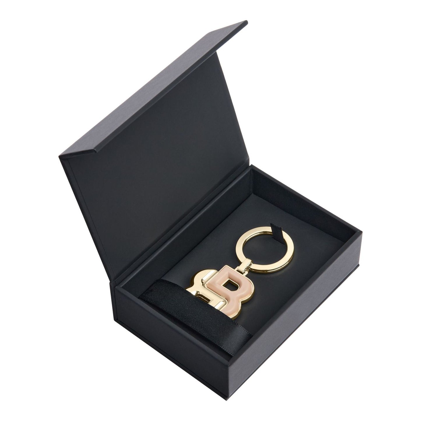 Hugo Boss Schlüsselring Double B Nude