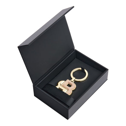 Hugo Boss Schlüsselring Double B Nude