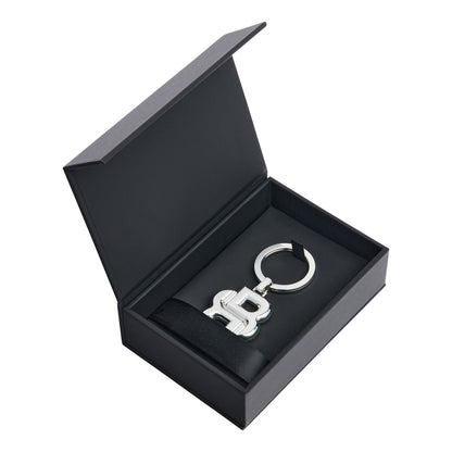 Hugo Boss Schlüsselring Double B Shinny Chrome