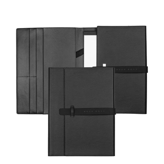 Hugo Boss A4 Schreibmappe ILLUSION Gear Black