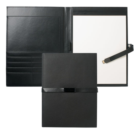 Hugo Boss A4 Schreibmappe mit Usb Binder