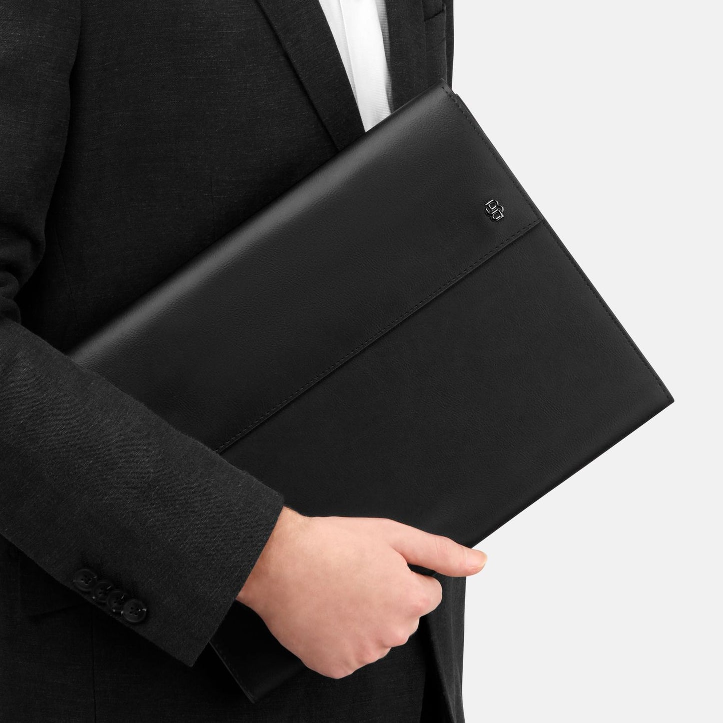 Hugo Boss A4 Schreibmappe Double B Black & Gun