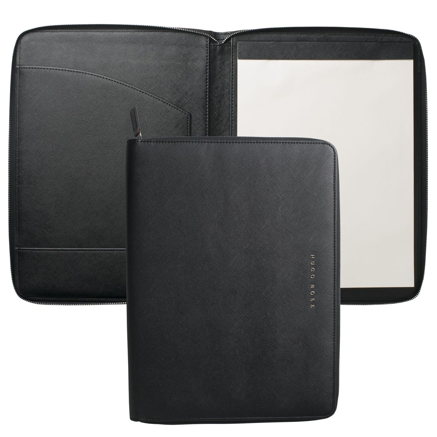 Hugo Boss A4 Schreibmappe Saffiano Black