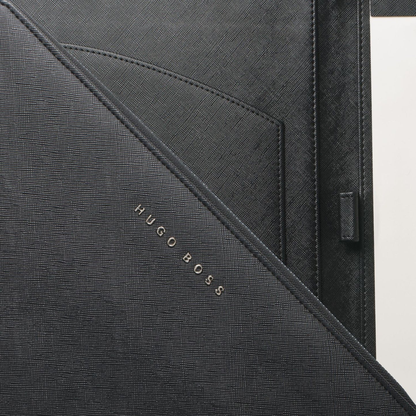 Hugo Boss A4 Schreibmappe Saffiano Black