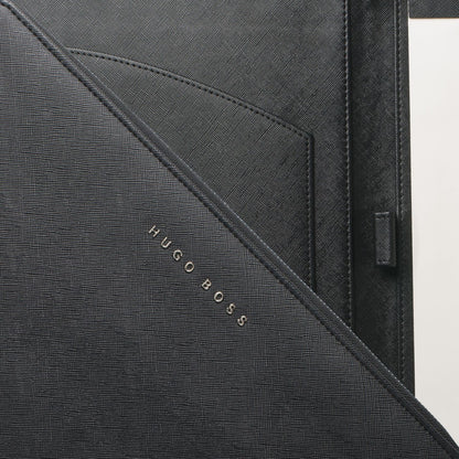 Hugo Boss A4 Schreibmappe Saffiano Black
