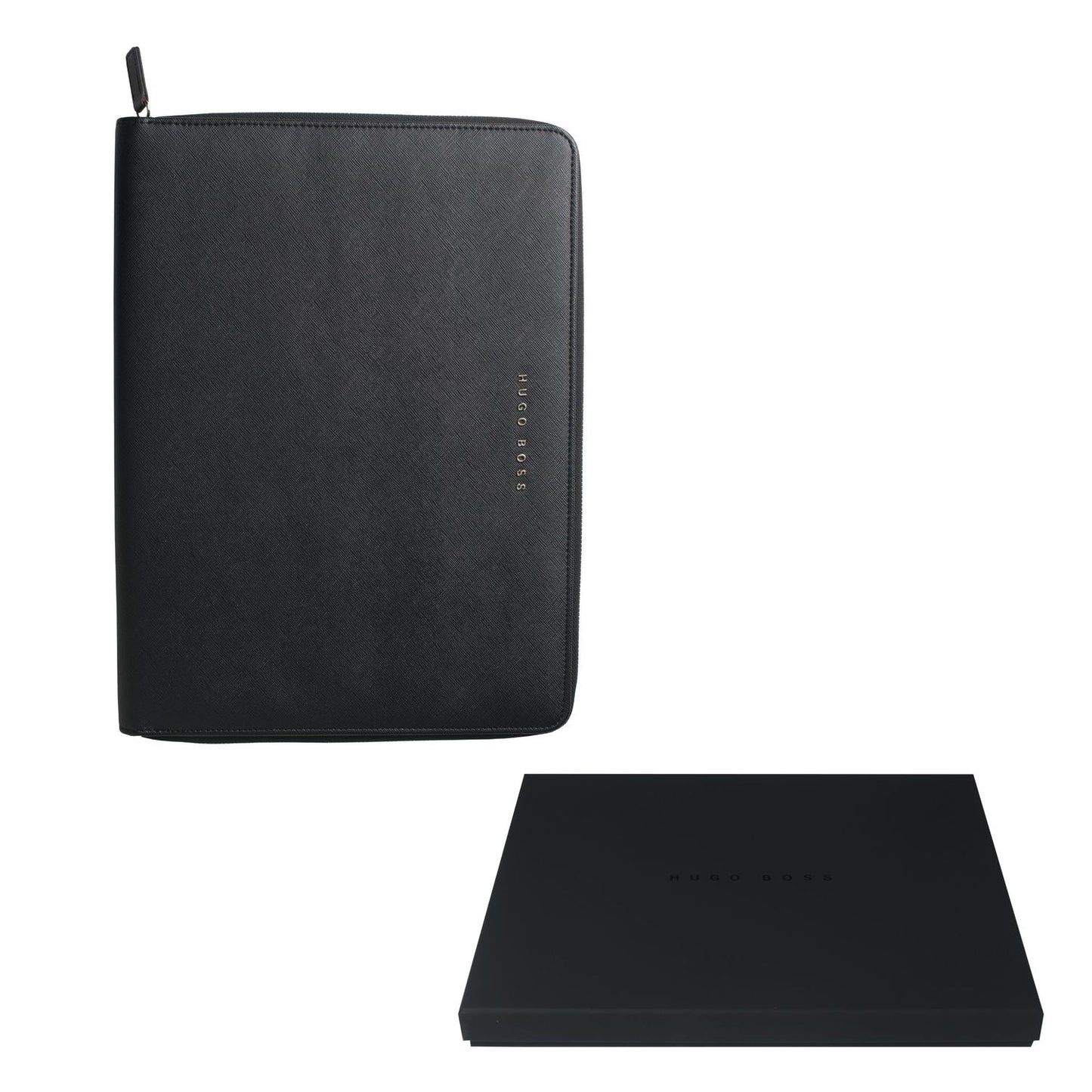 Hugo Boss A4 Schreibmappe Saffiano Black