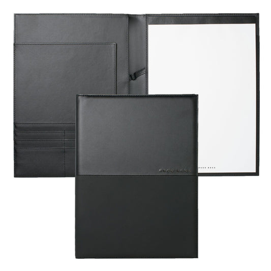 Hugo Boss A4 Schreibmappe Caption Contrast Black