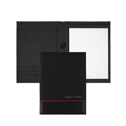 Hugo Boss A5 Schreibmappe Explore Brushed Black